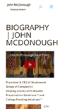 Mobile Screenshot of johnmmcdonough.com
