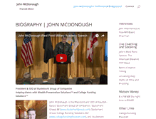 Tablet Screenshot of johnmmcdonough.com